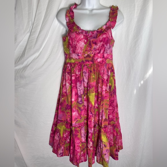 Maggy‎ London size 6 bright pink fun dress - Picture 1 of 3